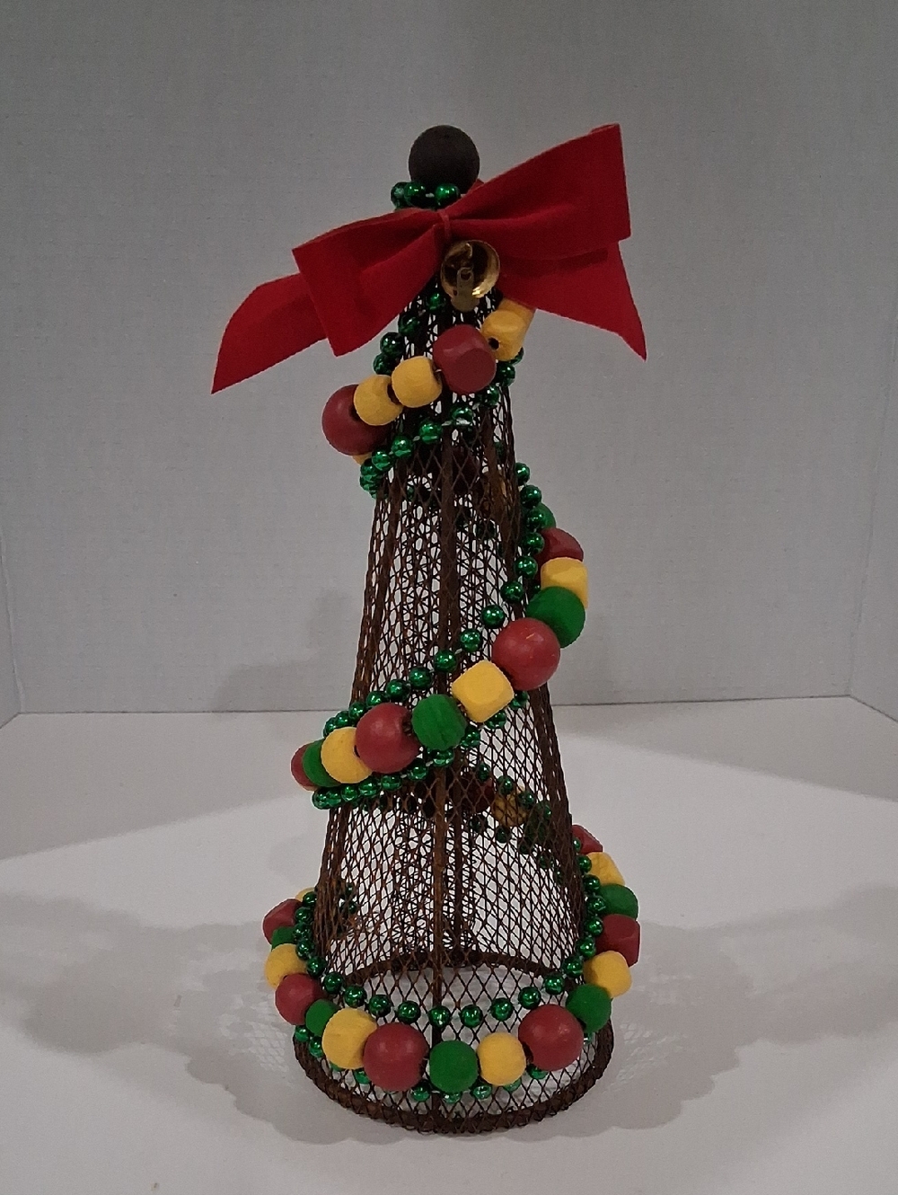 Salzburg Creations Beaded Wire Christmas Tree Decoration